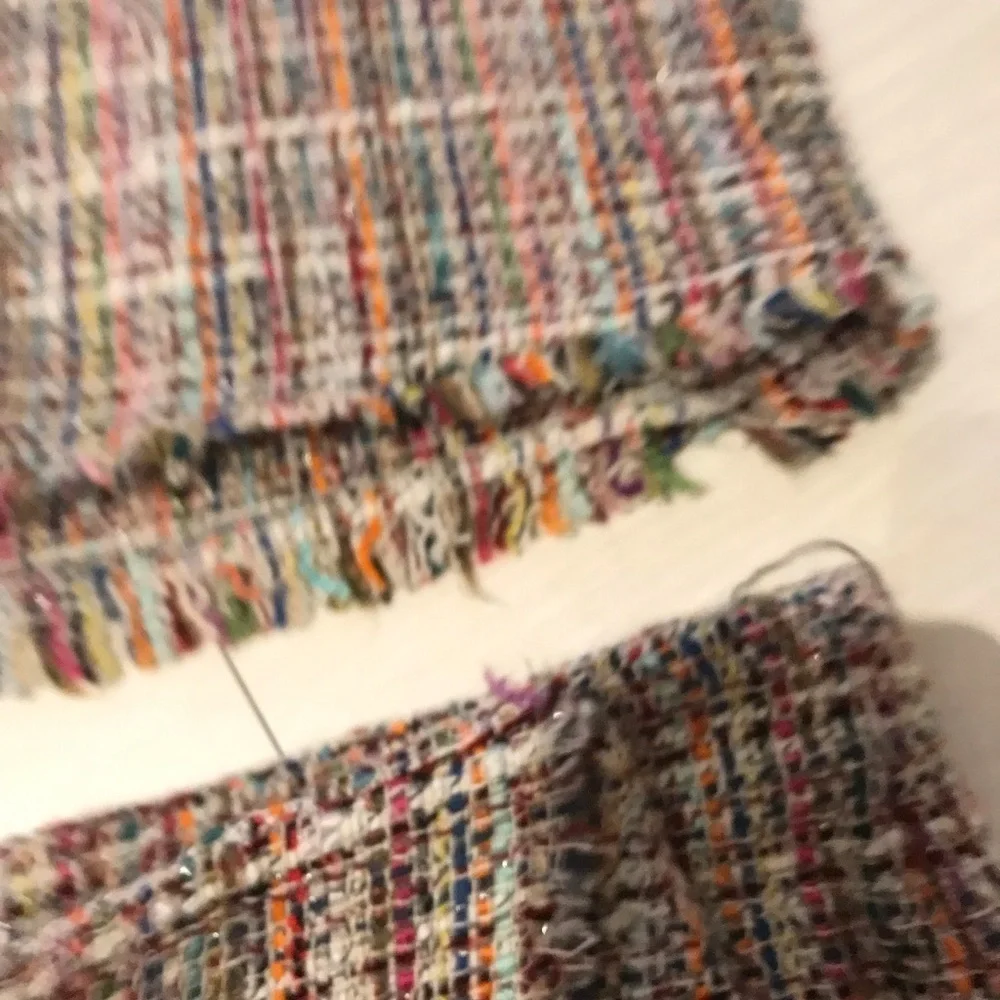 Zara Multicolor Tweed Dress Set  suit short pants and top​​​ - Picture 4 of 6